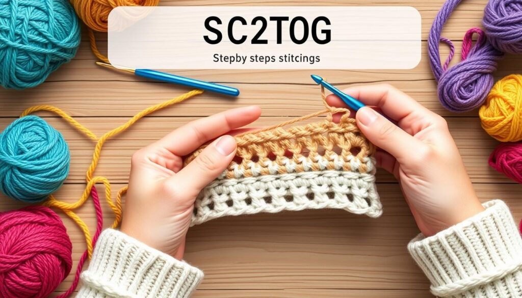 sc2tog crochet instructions