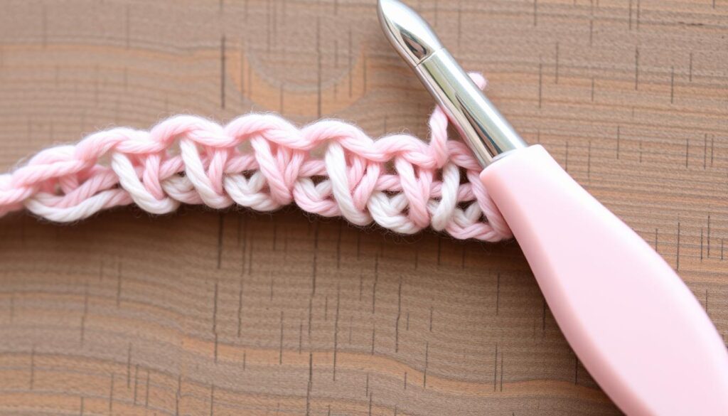 single crochet foundation chain